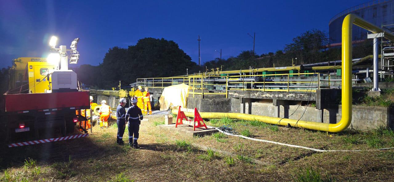 Gasoduto — Refinaria de Mataripe (Camaçari, BA)