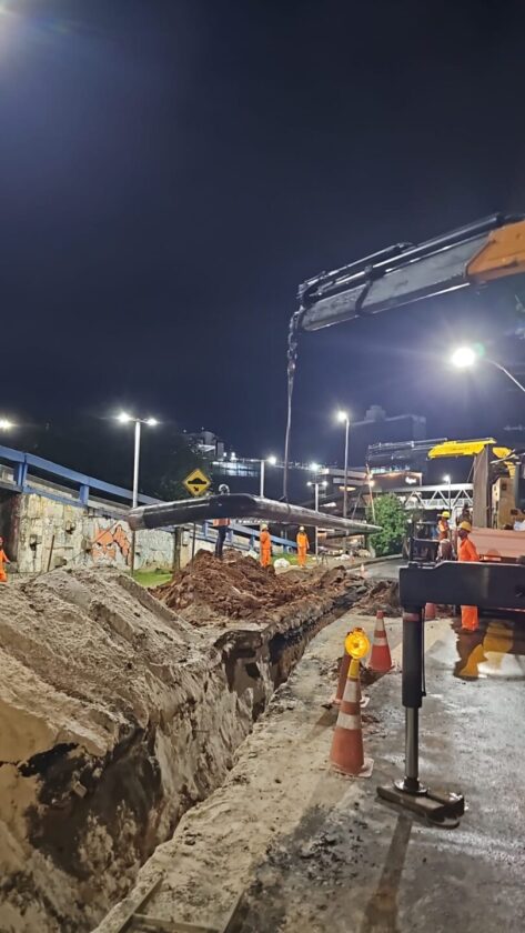 Gasoduto. Obra Emergencial (Salvador, BA)