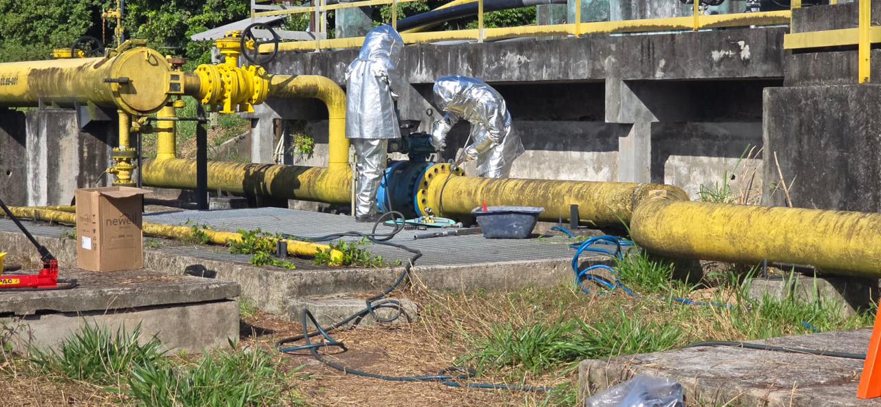 Gasoduto — Refinaria de Mataripe (Camaçari, BA)