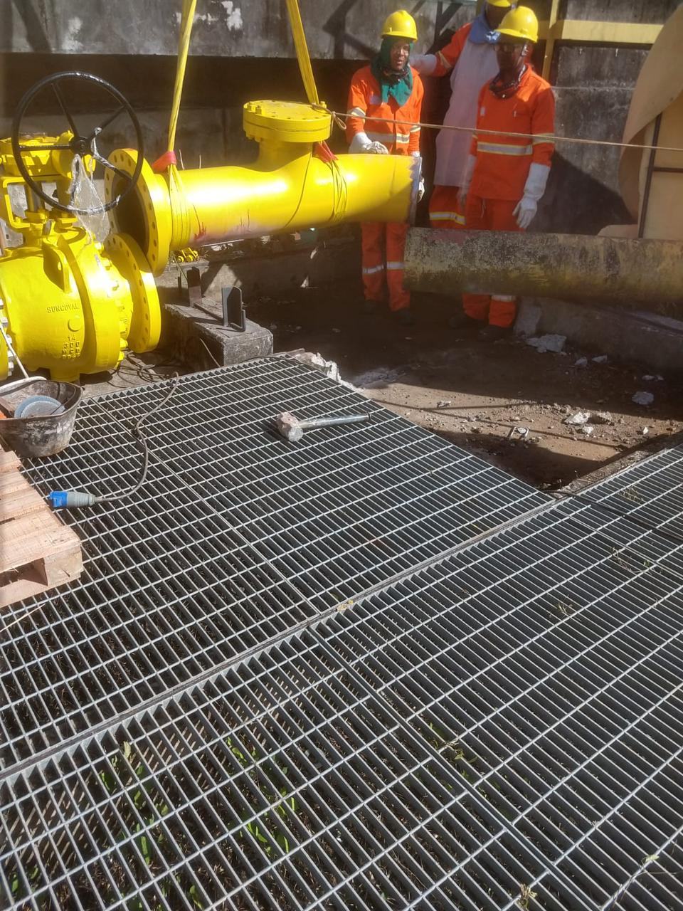 Gasoduto — Refinaria de Mataripe (Camaçari, BA)