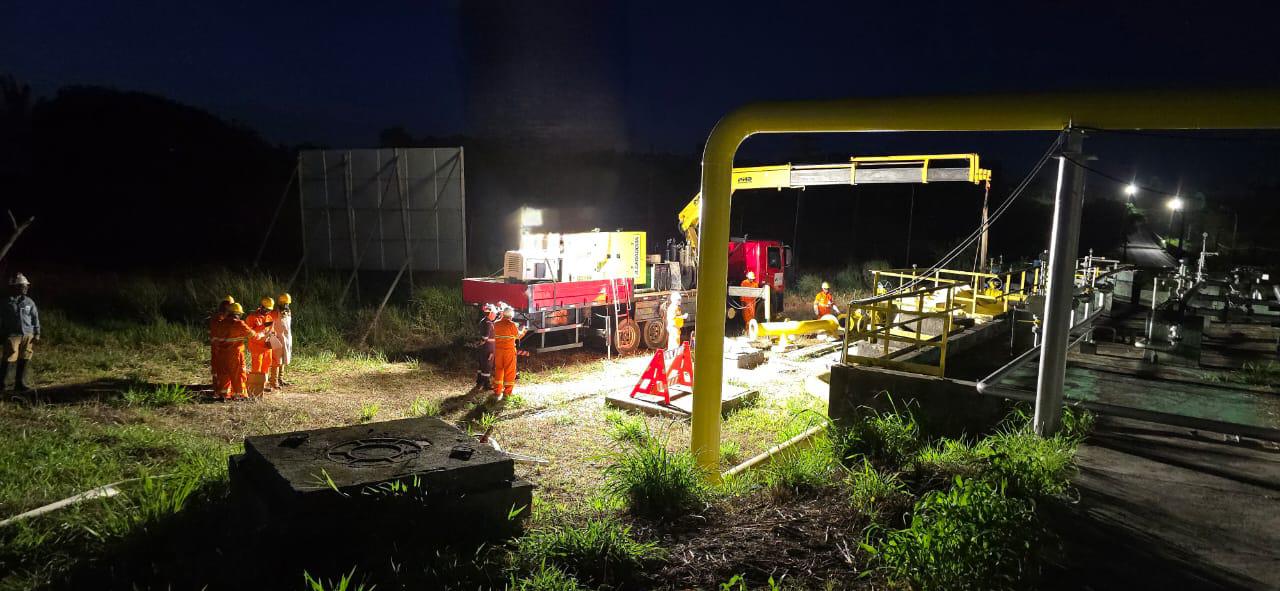 Gasoduto — Refinaria de Mataripe (Camaçari, BA)