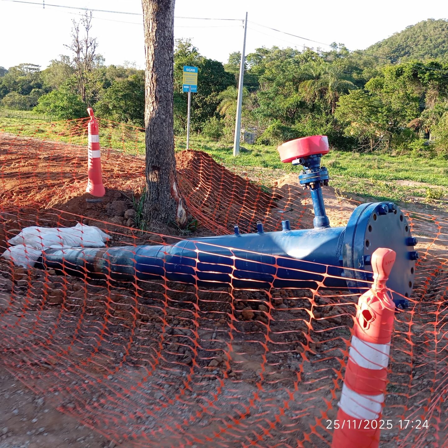 Gasoduto — Centro-Oeste (Itaúna, MG)